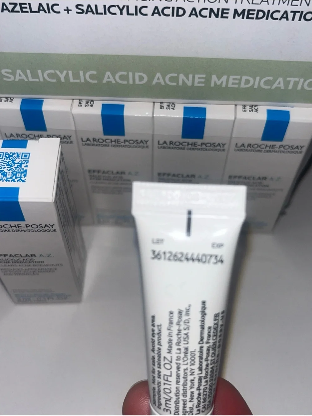 La  Roche Posay Effaclar A.Z. Salicylic Acid Travel Size Tubes 15 x 3ml
